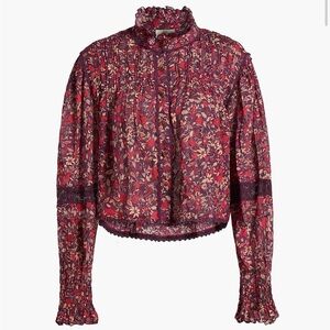 Farm Rio Chelsea Floral Cotton Blouse